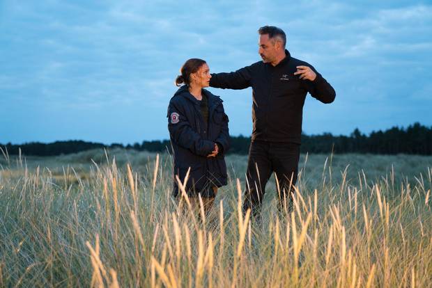 Alex Garland directs Natalie Portman on set. With Annihilation, Garland offers some of the weirdest and most audacious imagery ever seen in a big-budget film.