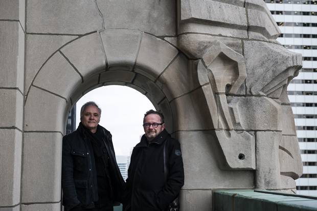 David Pontarini, above left, of Hariri Pontarini Architects, and Michael McClelland, right, of ERA Architects, are among the architects behind a proposal to overhaul Toronto’s Commerce Court West.