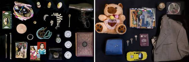 Thursday's Folio pages detailed items the Habash and Dalaa families planned to bring to Canada -- jars of cured eggplants, photographs, an old watch, a hairdryer, a teddy bear.