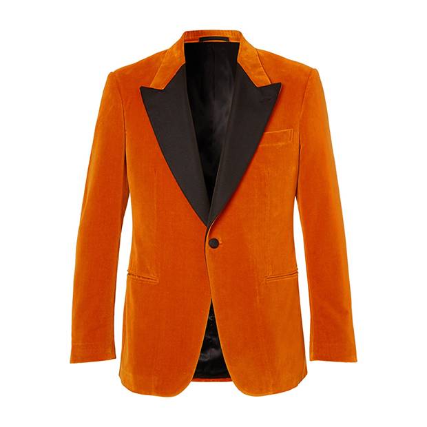 Kingsman tuxedo jacket, $1,995 (U.S.) through www.mrporter.com.