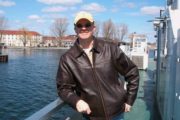 WO Florian on the Wolfe Island, Ont., ferry in 2006.