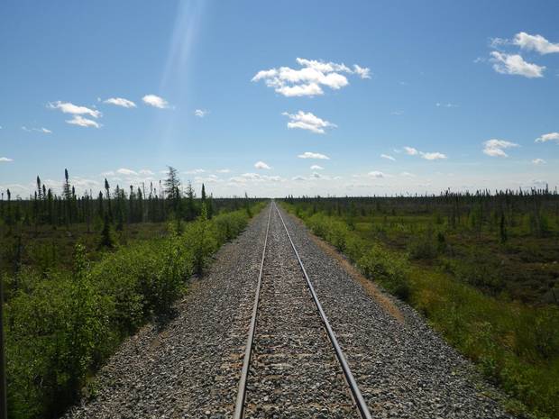 The tracks that run through the tundra in northern Manitoba are notoriously unstable, which makes the 1,700 kilometre trip to Winnipeg a long, slow ride.