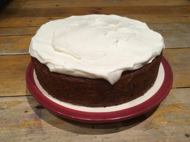 Beet, Ginger and Sour Cream Cake baked by Ian Brown.