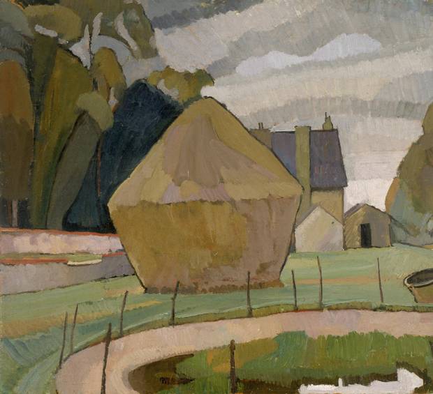 Landscape with Haystack, Asheham, 1912.