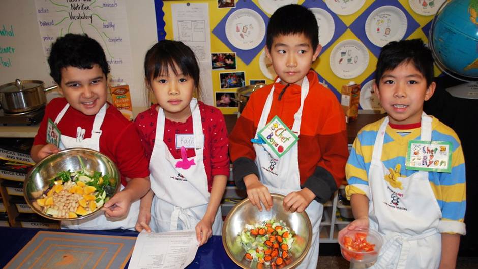 The recipe for raising healthy kids? Teach them to cook