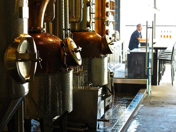 British Columbia distillers, like Odd Society, seen here, are setting up a tourist trail to get tasters to visit locations in Vancouver, Victoria and the Okanagan.
