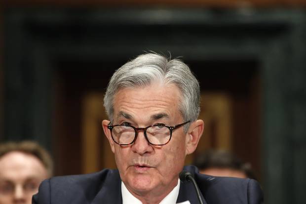 Federal Reserve Chairman Jerome Powell testifies as he gives the semiannual monetary policy report to the Senate Banking Committee, March 1, 2018, on Capitol Hill in Washington.