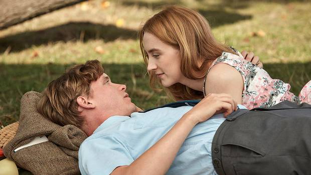 Billy Howle, left and Saoirse Ronan and star in On Chesil Beach, which is basded on Ian McEwan’s acclaimed novel, about a newlywed couple whose honeymoon retreat becomes a comedy of sexual errors.
