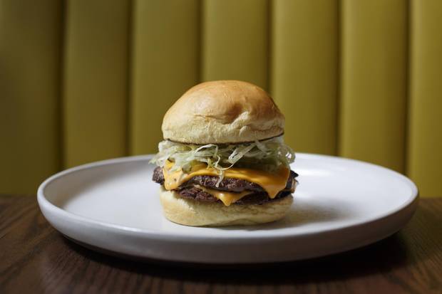 Wishbone's double beef burger.