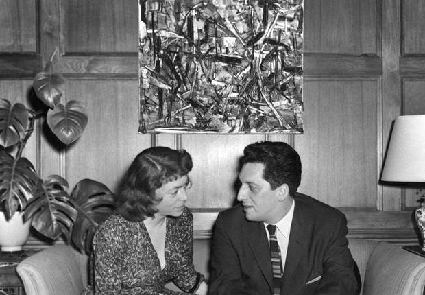 The 25-year relationship of Joan Mitchell and Jean-Paul Riopelle, pictured in Chicago in 1959, is laid out at the Musée national des beaux-arts du Québec in Quebec City.