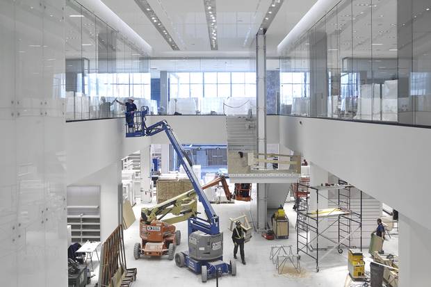 Construction at the 113,000-square foot Mississauga location took three months to complete.