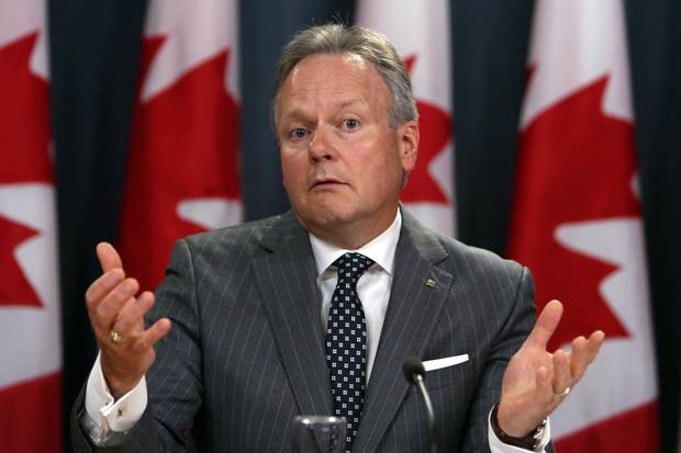 Stephen Poloz, the governor of the Bank of Canada, speaks during a news conference in Ottawa.