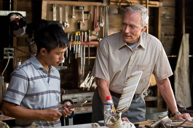 Eastwood’s 2008 effort Gran Torino, in which he plays a retired Korean War vet who strikes up an unlikely association with his Asian-American neighbours, earned a certain ironic cachet for its wall-to-wall ethnic slurs and the arch-grumpiness of its main character.