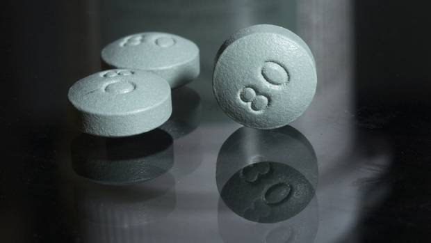 OxyContin pills. When the drug was withdrawn from the market, many drug labs made counterfeit versions laced with fentanyl that were dyed green, smuggled into Canada and sold as ‘greenies’ or ‘shady eighties.’
