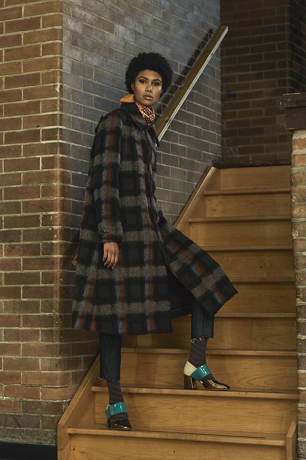 The brushed Tres coat by Comrags is an instant wardrobe staple.