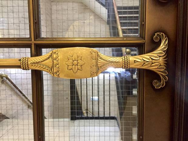 The Commerce Court complex has ornate door handles and winding staircases, which serve as handy signposts should the typical directional markers fail you.