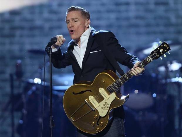 Canadian rocker Bryan Adams, top, performing at the 2016 Juno Awards, cancelled a tour date in Mississippi in protest over the state’s new religous freedom bill.