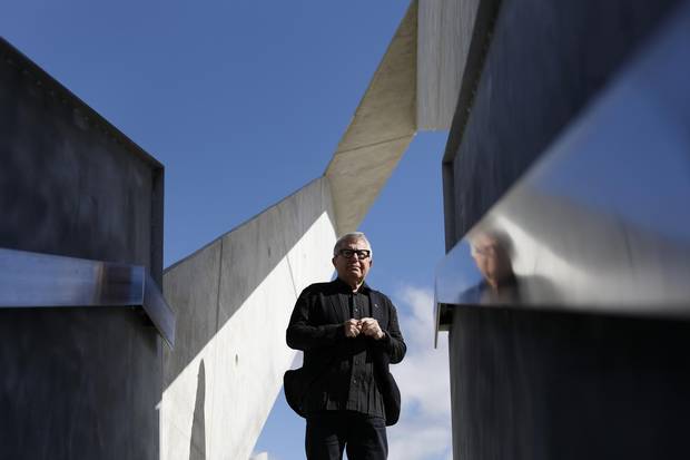 National Holocaust Monument and architect Daniel Libeskind, in Ottawa September 28, 2017.