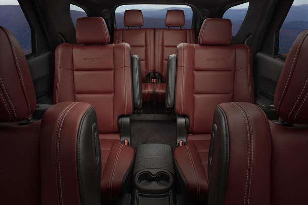 The seven-seat SUV's interior is incredibly comfortable. 