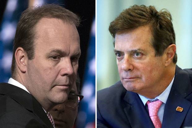 Rick Gates and Paul Manafort are two of the first people to be charged in the FBI-led investigation of the Trump campaign's connections to Russia during the 2016 election.