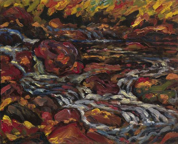 Leaves in the Brook, 1919 