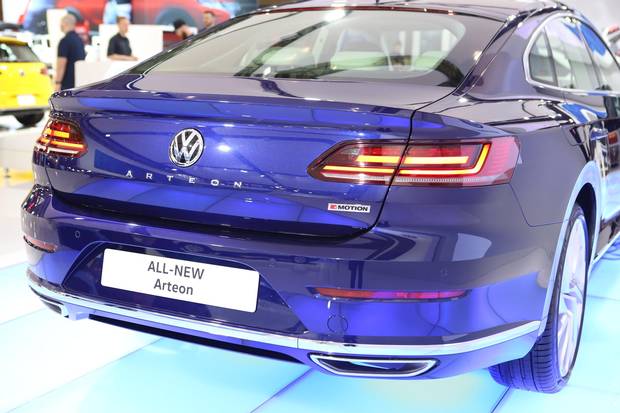 The Volkswagen Arteon is seen at the Toronto auto show on Feb. 15, 2018.