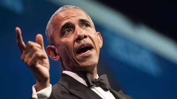 U.S. President Barack Obama speaks at a Washington gala on Sept. 15, 2016.