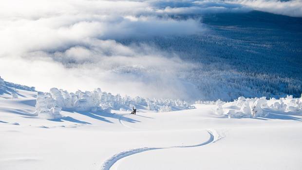 The low-key Mt. Bachelor peak in southwestern Oregon has become the fifth-largest U.S. ski area, with the new Cloudchaser chair adding 257 hectares of mostly advanced trails that were previously accessible only by hiking.