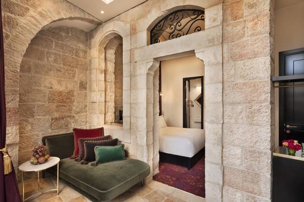 The 24-room Villa Brown is an arresting oasis of hip in the city centre of Jerusalem.