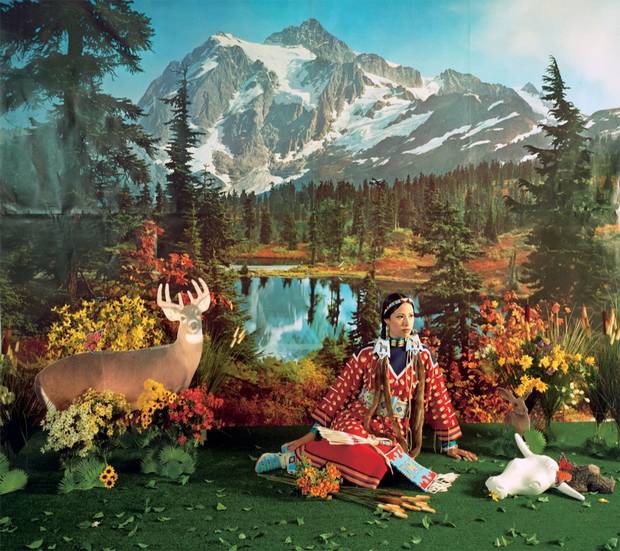 Wendy Red Star (born in 1981), Indian Summer, from the series “Four Seasons,”, 2006, chromogenic print., Collection of Brian Tschumper. 