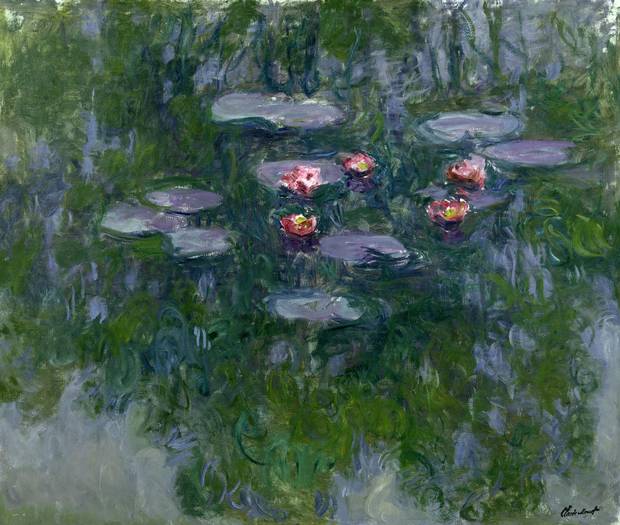 Claude Monet Nymphéas, 1916–19 oil on canvas