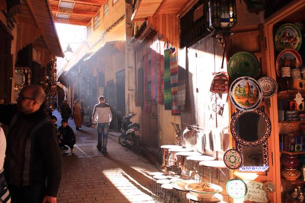 Fes, Morocco - MAR 08th, 2017: Morocco Medina