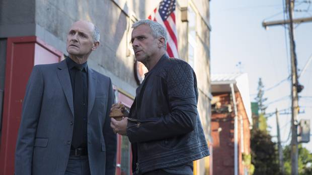 Colm Feore, left, and Patrick Huard did a cross-country tour to promote Bon Cop Bad Cop 2.