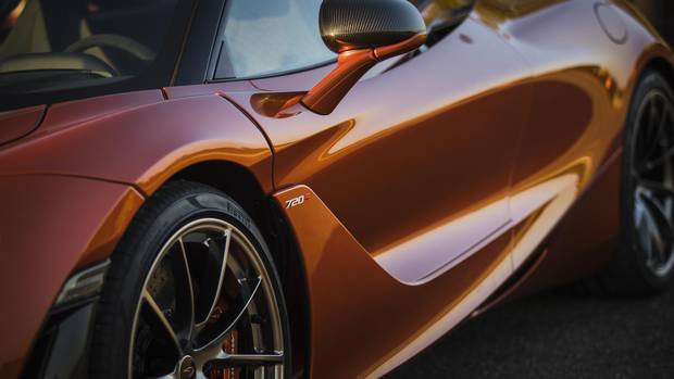 McLaren is built around a carbon-fibre monocoque.