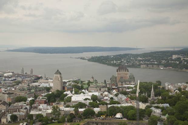 Quebec City: From the Capital Observatory, the city’s highest point, visitors get a 360-degree view of the city below.