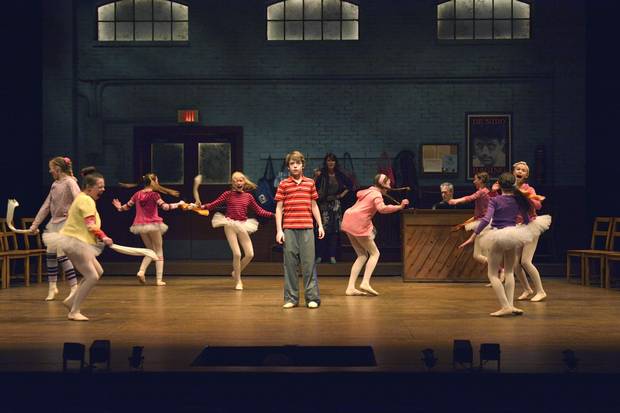 Cast members of Billy Elliot, directed by Steven Schipper, are pictured in 2016.