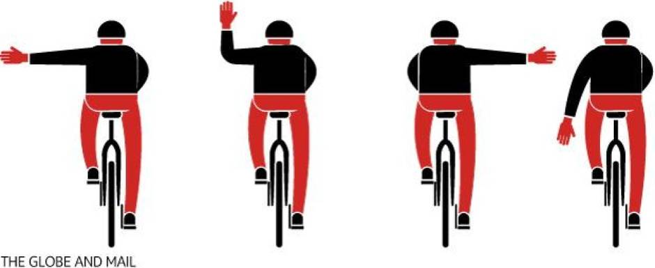 Bike Hand Signals Are Confusing Here S A Better Simpler Solution The Globe And Mail