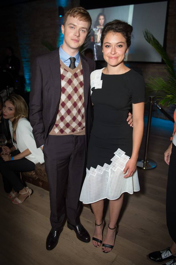 Dane DeHaan and Tatiana Maslany at the afterparty for Two Lovers and a Bear.