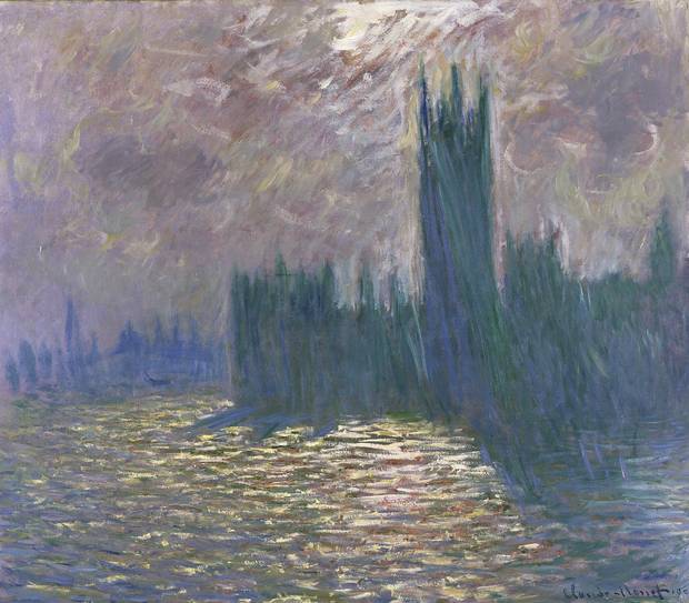 Claude Monet Londres. Le Parlement. Reflets sur la Tamise, 1905 oil on canvas