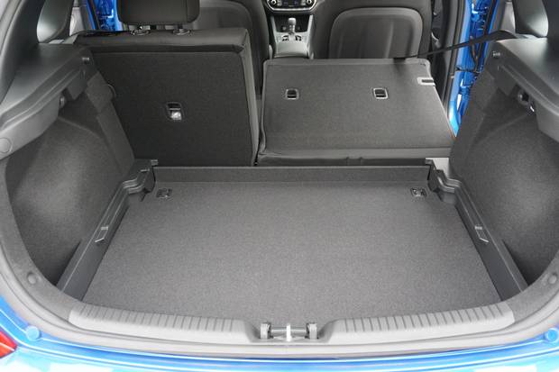 Hyundai claims the Elantra sports 705 litres of behind-the-seats cargo space.