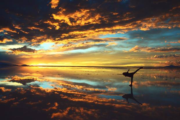 The reflection of the sun off the endless salt flats of Bolivia can be both beautiful and piercing, so pack a pair of shades.