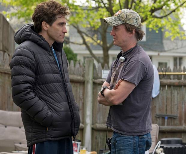 Jake Gyllenhaal’s performance in Stronger by director David Gordon Green, right, is getting Oscar buzz.