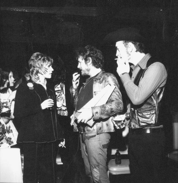 Three pillars of Canadian music: Anne Murray, Gordon Lightfoot, and Stoppin' Tom Connors at the 1973 Juno Awards.