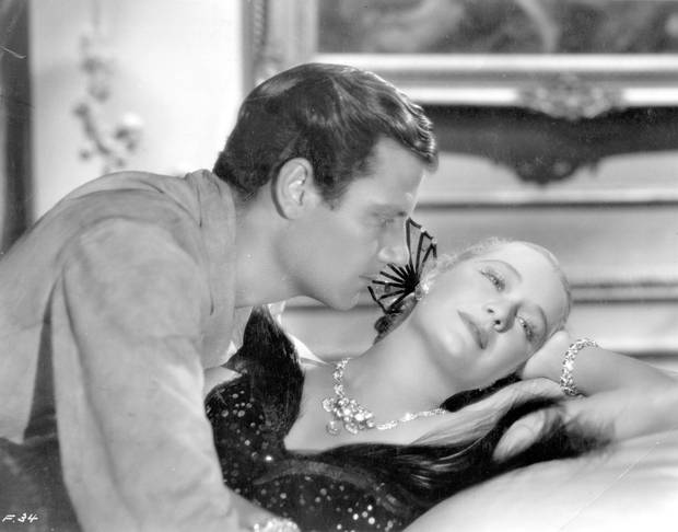 Miriam Hopkins and Joel McCrea in The Barbary Coast. Hopkins, who battled with studio heads and walked out of projects that didn't live up to her creative ambitions, is remembered today for her 'difficult' reputation.
