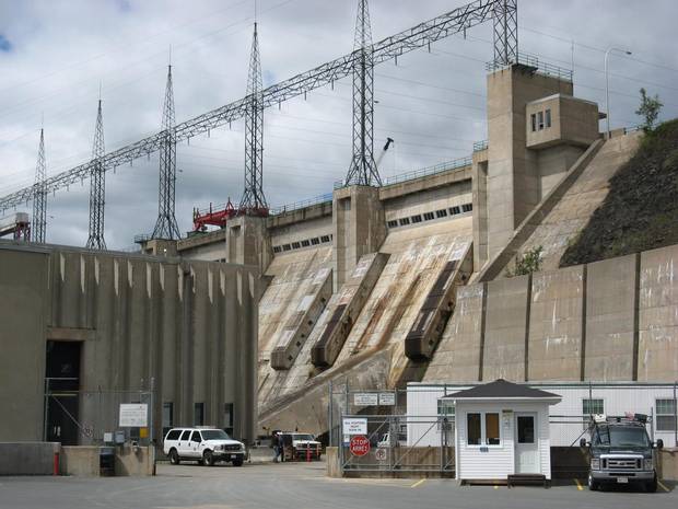 The Mactaquac Hydro Electric Dam is shown near Fredericton on July 27, 2010.