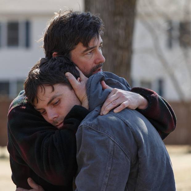 Kyle Chandler and Casey Affleck in Manchester By The Sea.