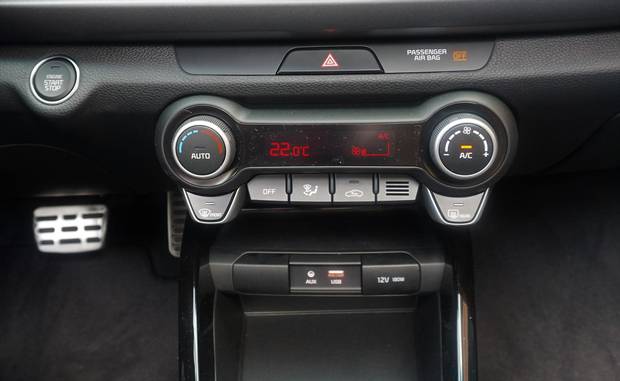 The lowest model of the Rio doesn't come with A/C.