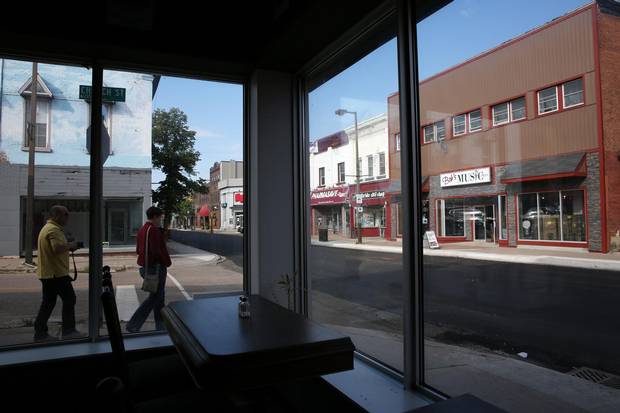 The arrival of big-box stores and the waning of the timber trade, along with absentee landlords, left downtown Pembroke falling into desrepair.