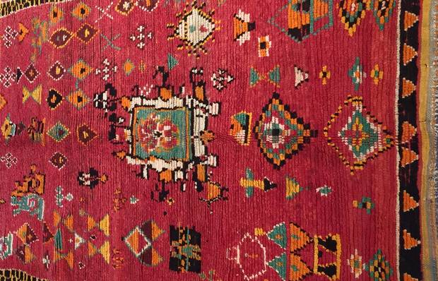 BJD003 large vintage Moroccan rug, $2,800 at Mellah (mellah.ca).