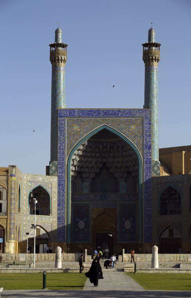 A view of the Imam Mosque in Esfahan, Iran in May 2007.